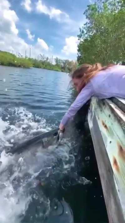 to catch a fish in one second