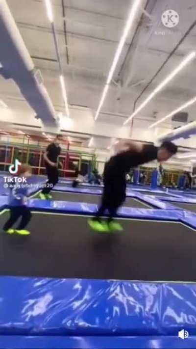 The dude running over after it happened