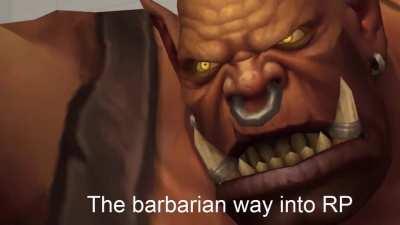 Nothing stops a barbarian in rage