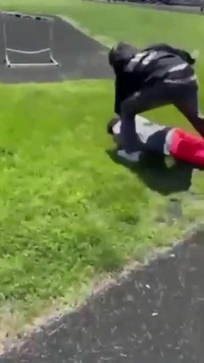 8th grader fight from my school a few days ago. Apparently the victim may have permanent damage. Hope he’s ok