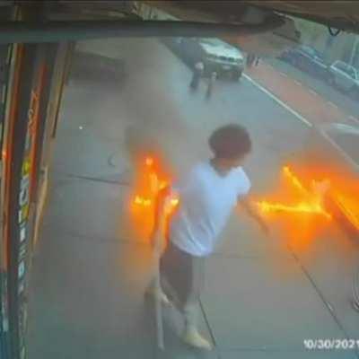 Molotov thrown into Brooklyn deli