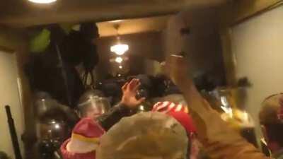 Capitol cop crushed by Trump supporters