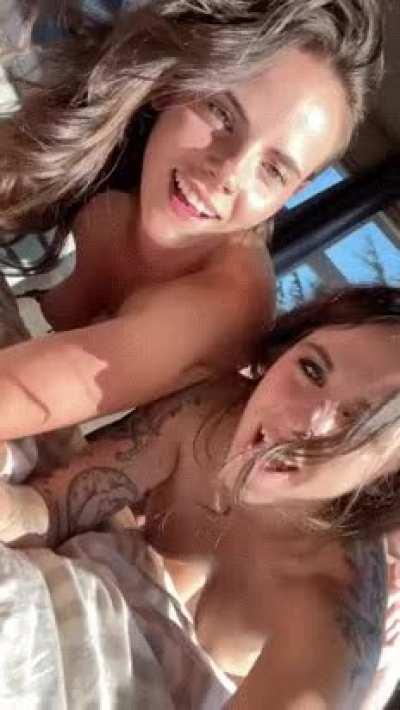 My first threesome with another naughty wife 😊