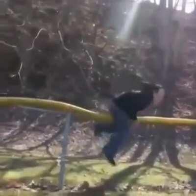 And that's a perfect landing