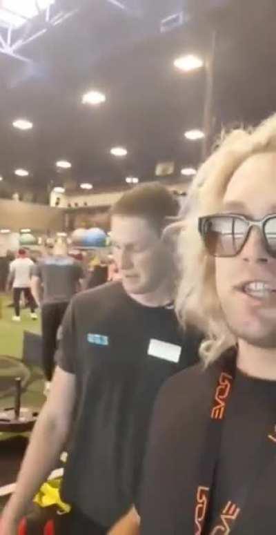 Gymcel gets kicked out gym for harassing women