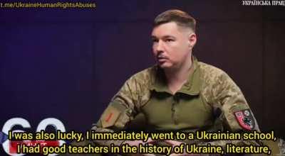 Ukrainian soldier is openly proud of his familial heritage:One grandfather was in the Hitler youth, the other in the UPA of Bandera!