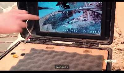 Syrian Rebels Attacking Bashar Al-Assad Army using Shaheen Drones 4/12/2024