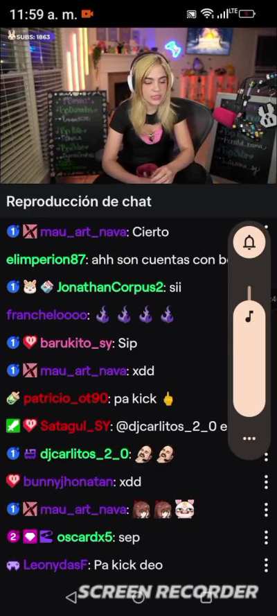 Oigan a esta lame botas de Twitch 💜 y hater número 1 de Kick 💚 hablando mierda de la plataforma verde y sus streamers por eso no colabora con nadie porque ya saben la persona que es en sus palabras son de odio y envidia pero dice que no le afecto que le q