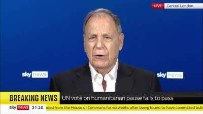 Ex Israeli representative in the UN suprised about the world's concern about Palestine 