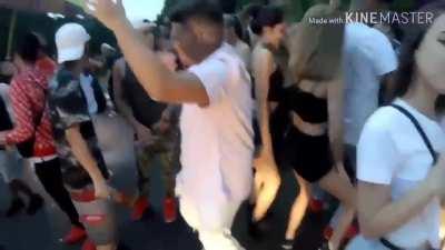Brasileiros em Baile Funk no Japão