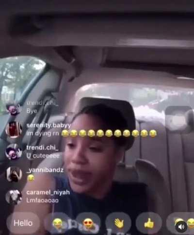 She havin trouble😭