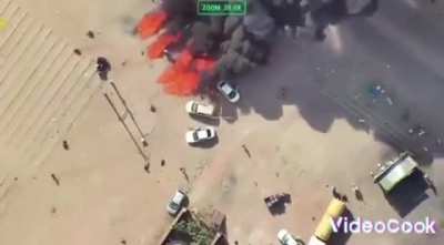 Sudanese Armed Forces drone strikes RSF units buying fuel