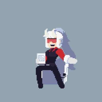 Loremaster pixel art