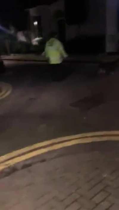 British Indian giving BJ in public