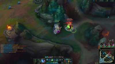 Following a Thresh hook on a Kayn as he ults apparently breaks the game