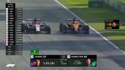 How u race through turn 1 in monza.