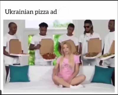 Ukrainian pizza ad
