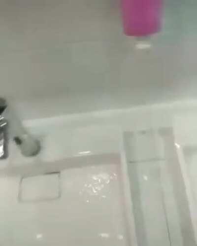 Just wanted to wash my hands