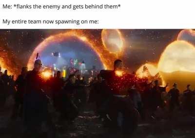 For a game that's designed to be played 'tactically,' the spawn system makes any tactical manoeuvres pretty ineffective