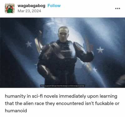 Humanity only has one prime directive.