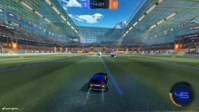 I thought I had an open net