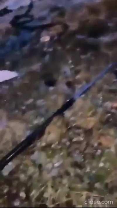 Russia just dropped missiles on Ukraine's capital of Kiev, citizens and national guards take shelter in underground basement