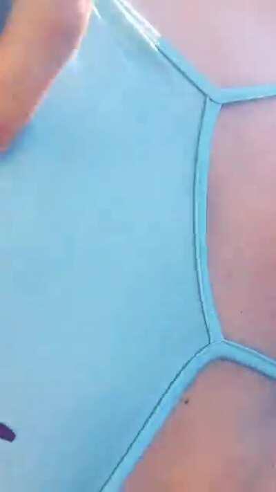 Flashing my tits to some random guys