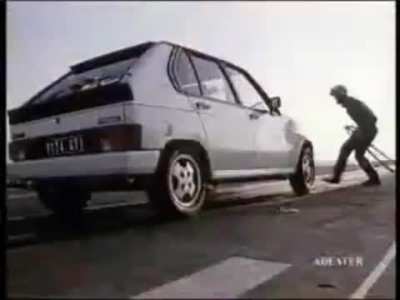 A French advertisement for the Visa GTI