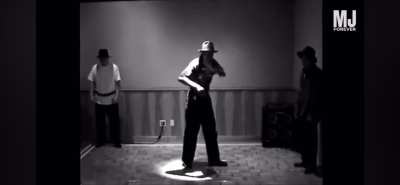 What song is MJ rehearsing to?
