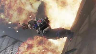 The timing of this bang smoke made this epic