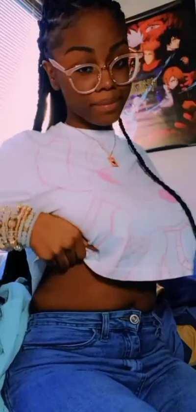 No cleaver title, just titties