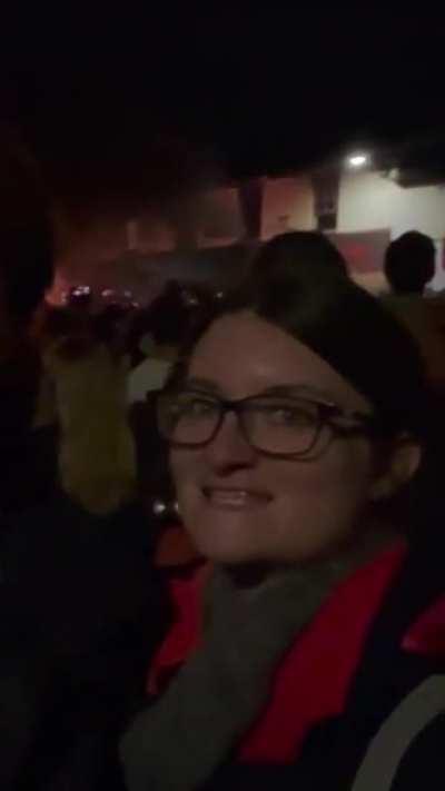 In a quaint small town in Devon, England, locals carry flaming barrels through crowded streets in a tradition going back hundreds of years.