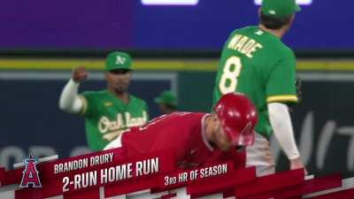 [Highlight] Drury hits a 2-run homer to bring the Halos within one in extras