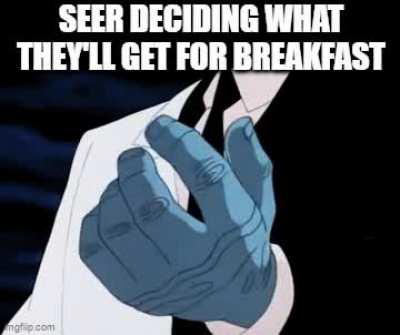 Tail, I'll need to put cereal in my scrambled eggs tday