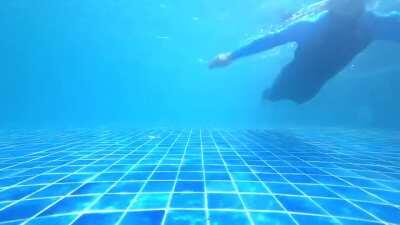 Try this with some swimming goggles on