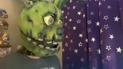 Jaw test of my Springtrap Cosplay