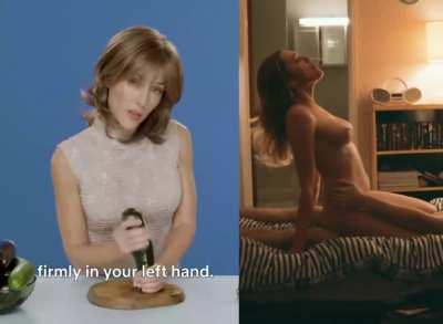 Gillian Anderson and Aimee Lou Woods two great scenes from the show 'Sex Education'