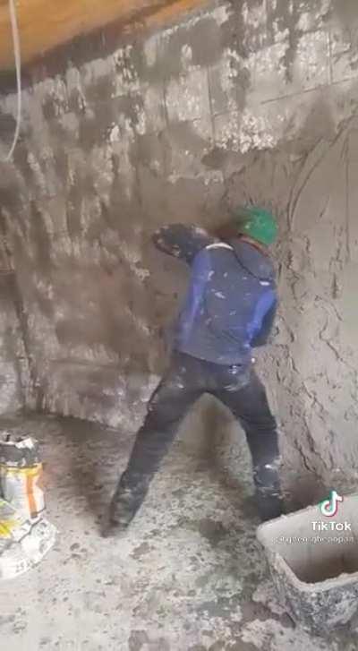 a hardworking man at work