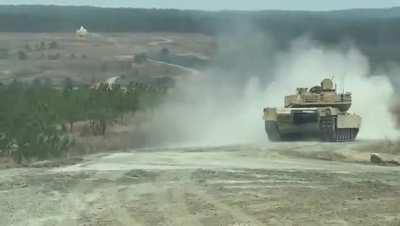 The speed of the shell fired by the M1A2 Abrams MBT