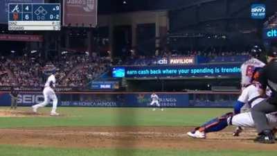 This angle of Eddie Rosario’s hit against Edwin Diaz last night is incredible