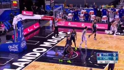 Ben drains the 3, his first this season!