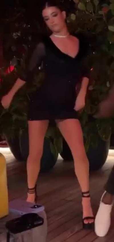 Charli Damelio See Through Dance