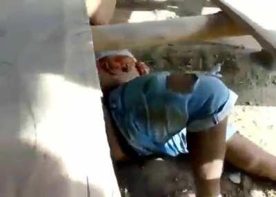 Man is caught and gored by a bull after taunting it