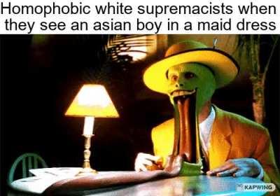 el racista, el femboy