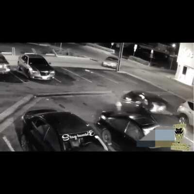 Trying to rob someone at gunpoint (not graphic)