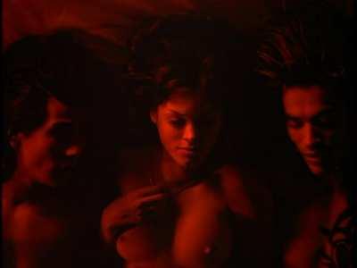 Rose McGowan -- Doom Generation -- in a three-way