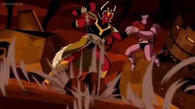 Ben 10 mastered all four elements