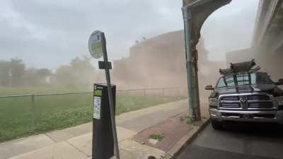 Knocking down a huge wall