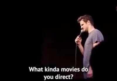 Comic doesn't realise one of the biggest movie director in crowd