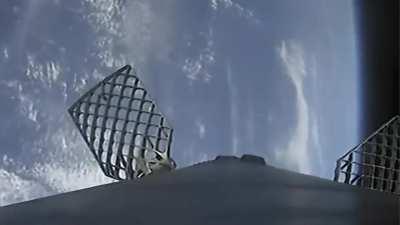 Falcon 9 First Stage On-Board Camera Timelapse